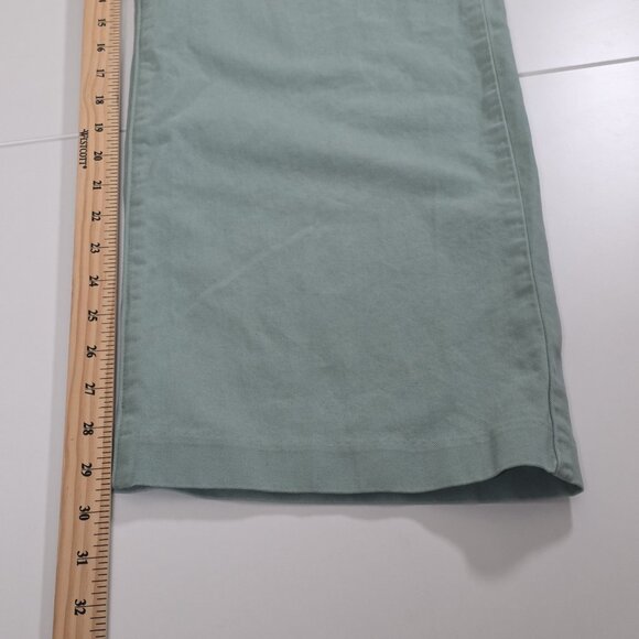 Levi's Baggy Trousers Womens28 Minty Green Wide Leg Casual Modern Loose Fit Boho - Picture 8 of 16